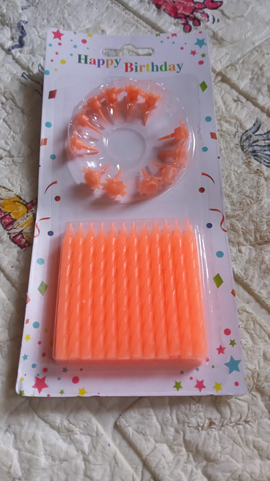 Vibrant birthday candles for cakes and festive occasions like Diwali.