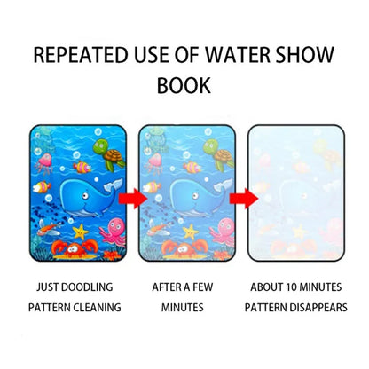 A clean, dry Magic Water Coloring Book ready for another round of creative fun.