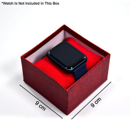 Front view of the minimalist Single Watch Box, highlighting its clean design.