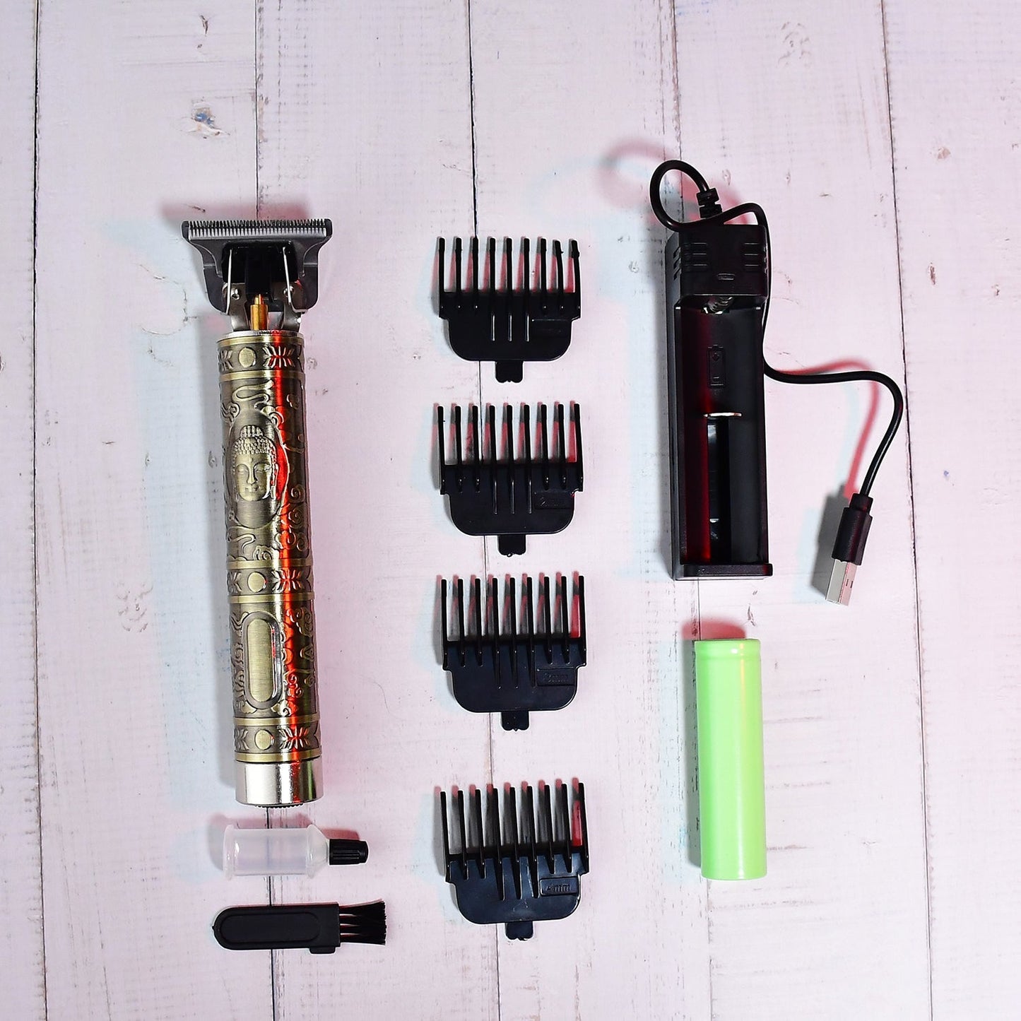 Professional hair clipper for men highlighting its precision and adjustable settings.