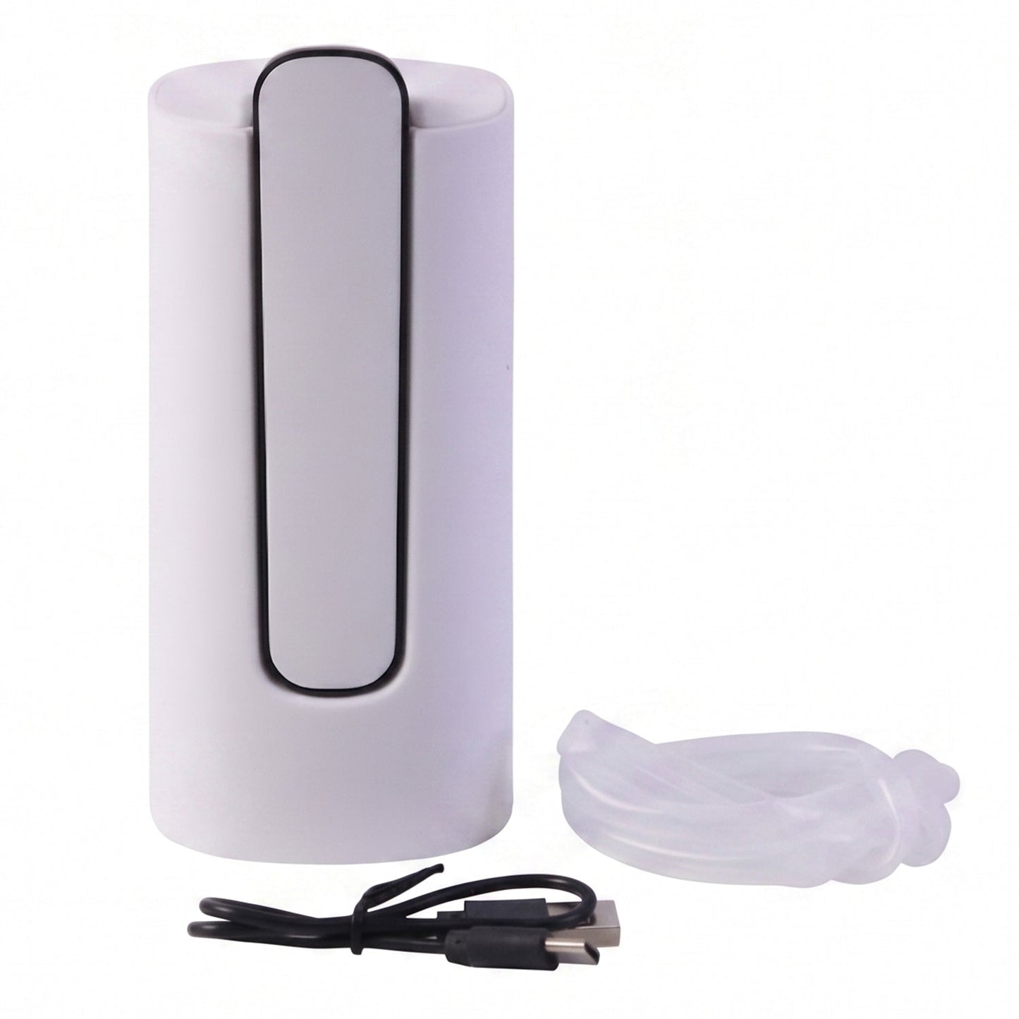 White electric water pump on a clean surface