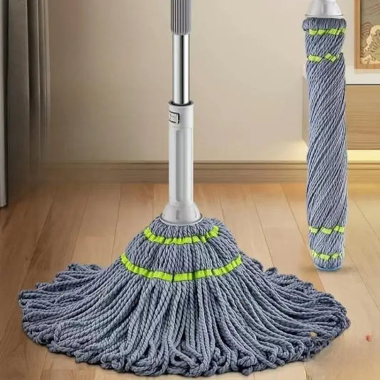 Microfiber Self Wringing Twist Mop with Adjustable Handle Floor Cleaning Mop Twist & Squeeze Wet and Dry Mop for Home and Office